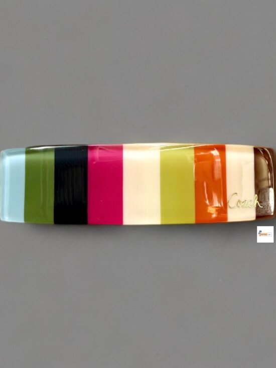 Coach Resin Legacy Hair Clip Barrette main image 4